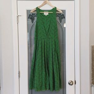 Anthropologie Postmark Eyelet Racquet Dress 8